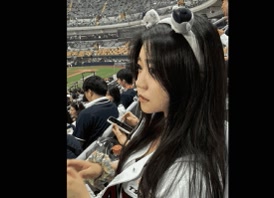 야구장 헌팅후 홈런까지
